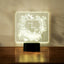 Boundless Love LED Lamp - Personalized Gift with floral heart design and custom names, ideal for romantic home decor or wedding gifts.