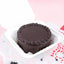 Mini Chocolate Cake 300g with glossy ganache and piped border, ideal for 1-2 servings, presented in a white takeaway box.