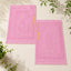 Pink & Pink Rectangle Couple Janamaz with Heart