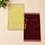 Offwhite & Maroon Rectangle Couple Janamaz with Heart