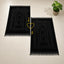Black & Black Rectangle Couple Janamaz with Heart