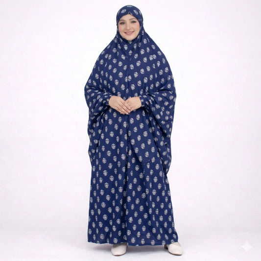 Bahr Full Length Printed Cotton Namaz Makhna