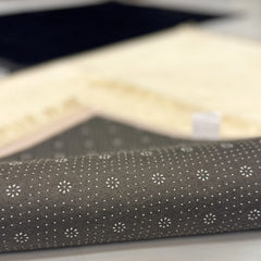 Black & Champagne Gold Rectangle Couple Janamaz with Heart