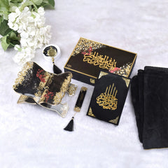 Black Floral Pearl Sawab-E-Jariya Hamper