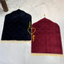 Black & Maroon Dome Couple Janamaz with heart design, ideal for wedding gifts. Designer prayer mats with names embroidered in yellow.