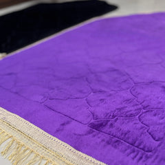 Black & Purple Dome Couple Janamaz with Heart