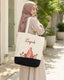 Blooming Veil Personalized Muslimah Tote Bag