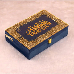 Handcrafted Stones Collection Resin Box – Elegant Islamic Gifts for Nikkah or Eid