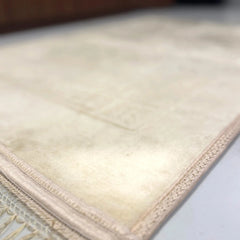 Champagne Gold & Champagne Gold Rectangle Couple Janamaz with Heart