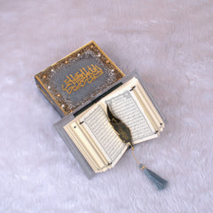 Grey Sequence Mini Tilawat-e-Quran