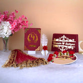 Maroon Nikah Essential Hamper