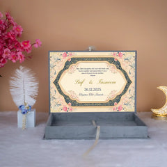 Dome Classic Floral Nikah Nama Hamper