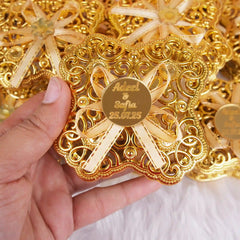 Golden Qubool Box Nikah Favors