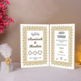 Goldern Modern Nikah Nama Hamper