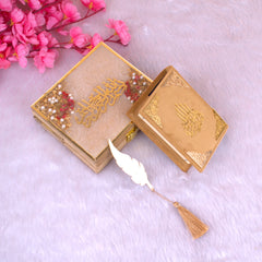 Golden Floral Mini Tilawat-e-Quran