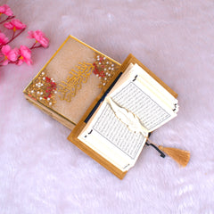 Golden Floral Mini Tilawat-e-Quran