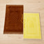 Golden offwhite couple prayer mat set featuring two rectangle janamaz with elegant Islamic patterns, ideal for weddings and religious gifts.
