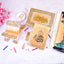 Kid's Sawab-e-Jariya Hamper - Premium Quran Gift Set featuring golden Quran, glitter rehal, tasbeeh, and janamaz. Ideal Islamic gift for kids.