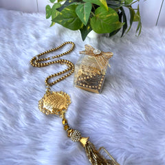 Golden Pearl Tasbeeh (100 beads)