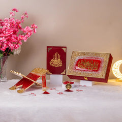 Maroon Sequence Rehal Bridal Hamper