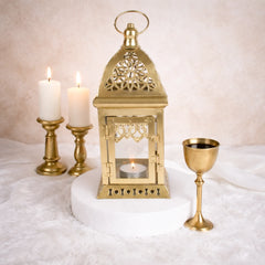 Golden Aura Ramadan Lantern (9" inches)