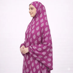 Najma Full Length Printed Cotton Namaz Makhna