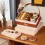 Heritage Gourmet Tray - Gourmet Gift Tray with cashews, almonds, baklawa, and fusion sweets in a luxury box. Ideal for festive gifting and celebrations.