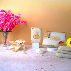 Offwhite Floral Pearl Sawab-E-Jariya Hamper