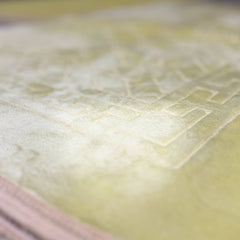 Offwhite & Offwhite Rectangle Couple Janamaz with Heart