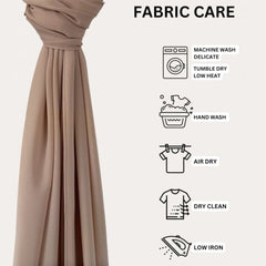 Biscotti Beige Premium Chiffon Hijab