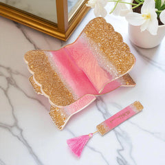 Pink Sequence Designer Rehal & Bookmark