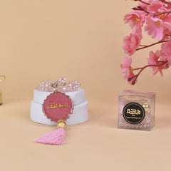 Premium Crystal Tasbeeh for Nikah Favors with name
