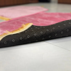 Pink & Pink Dome Couple Janamaz with Heart