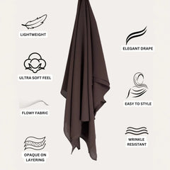 Cocoa Chic Premium Chiffon Hijabs