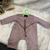 Purple Thobe Romper for Baby Boys