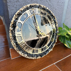 Black Midnight Grace Wall Clock