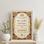 Qalb-e-Surkh Nikah Nama Frame