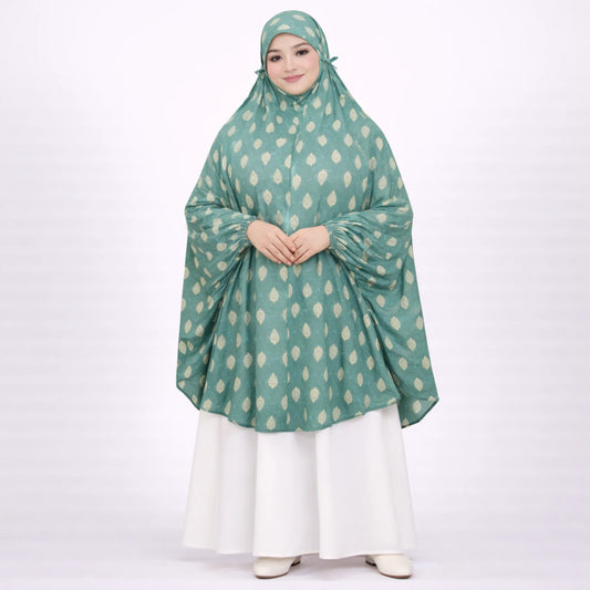 Rawdah Knee Length Printed Cotton Namaz Makhna