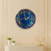 Eternal Blue Elegance Wall Clock
