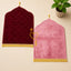 Maroon & Pink Dome Couple Janamaz with Heart