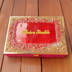 Handmade Designer Velvet Quran Box - Ramadan Collection