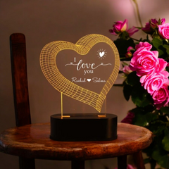 Love Personalized LED Lamp