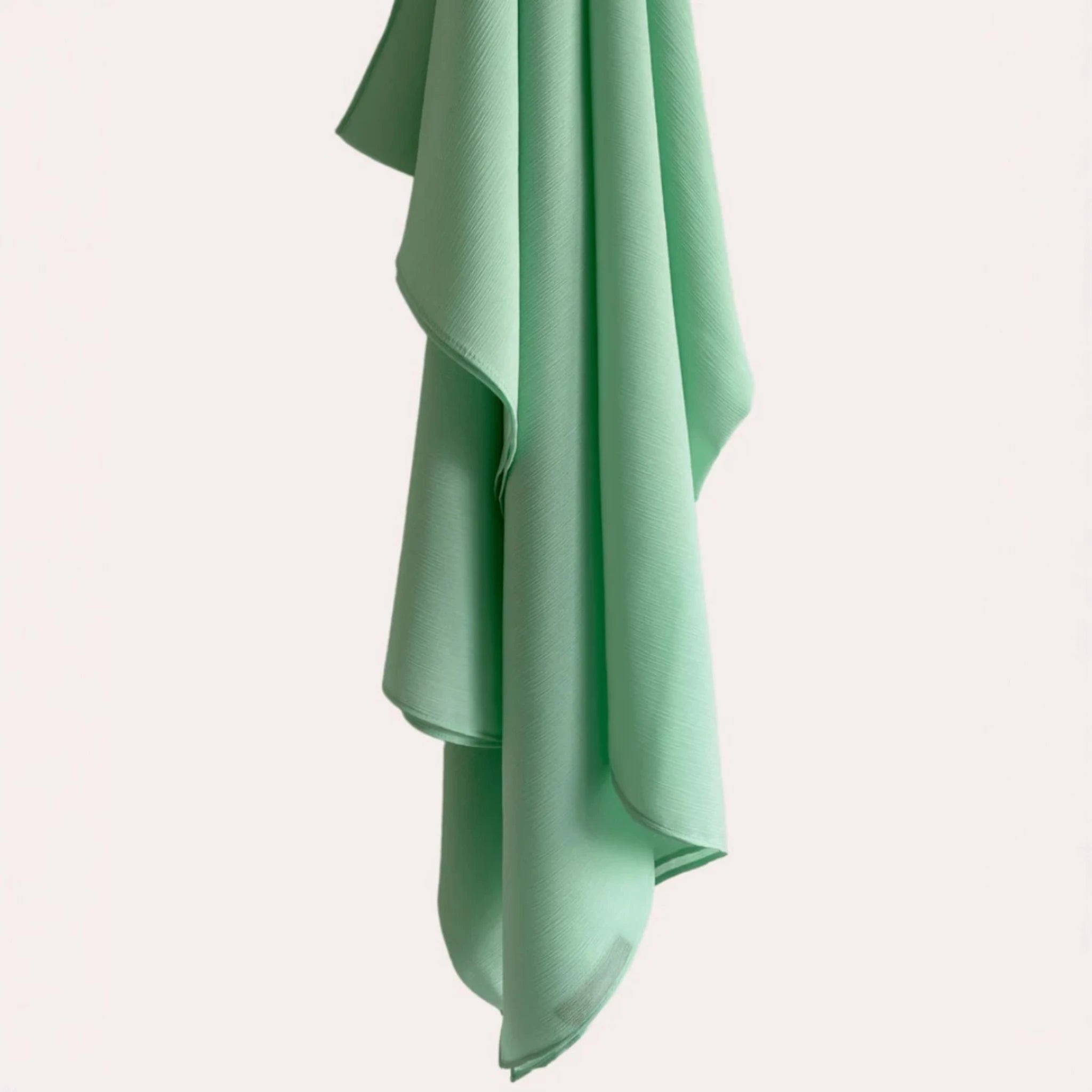 misty green color hijab