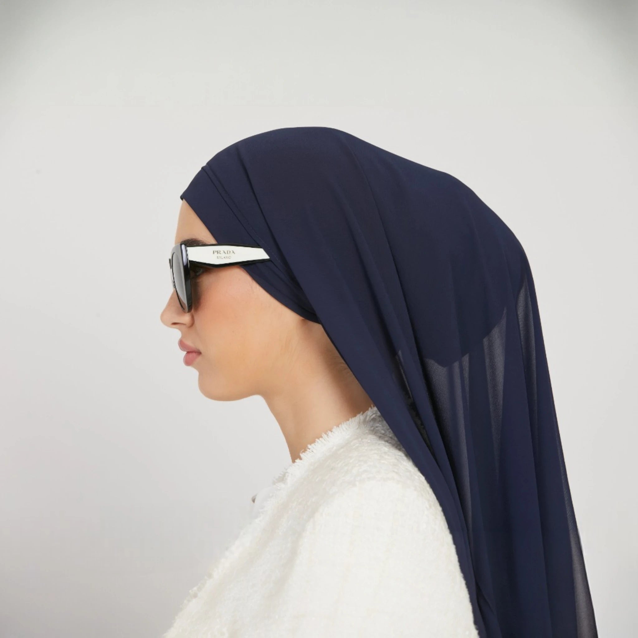 navy blue color hijab