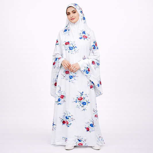 Noor Knee Length Printed Cotton Namaz Makhna