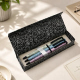 Marble Dream Ball Pen - Set of 3 displayed alongside its gift box
