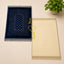 Grey & Champagne Gold Rectangle Couple Janamaz with Heart