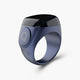 Blue Noor Zikr Ring - Smart Tasbeeh with digital display and tactile button. Enhances Zikr experience with smart technology.