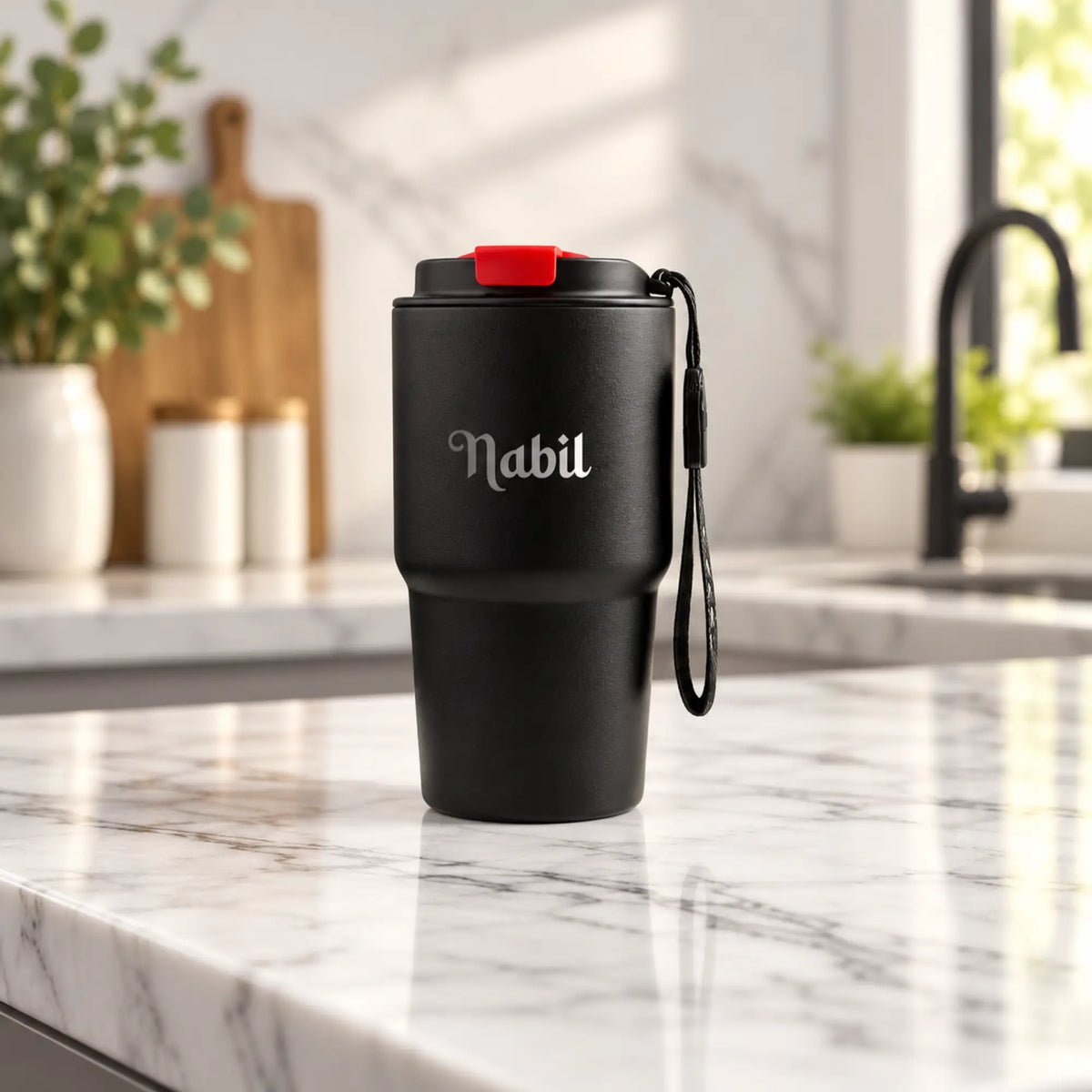 Not Your Habibi Personalized Black Sipper