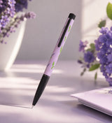 Blooming Flora Premium Ball Pen — front view on a white background